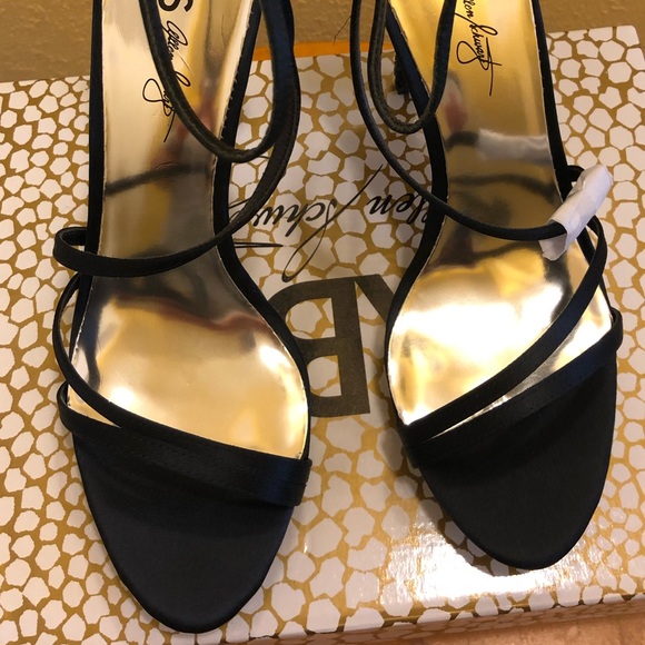 NIB ABS Allstar Black Satin Heels - Picture 8 of 10